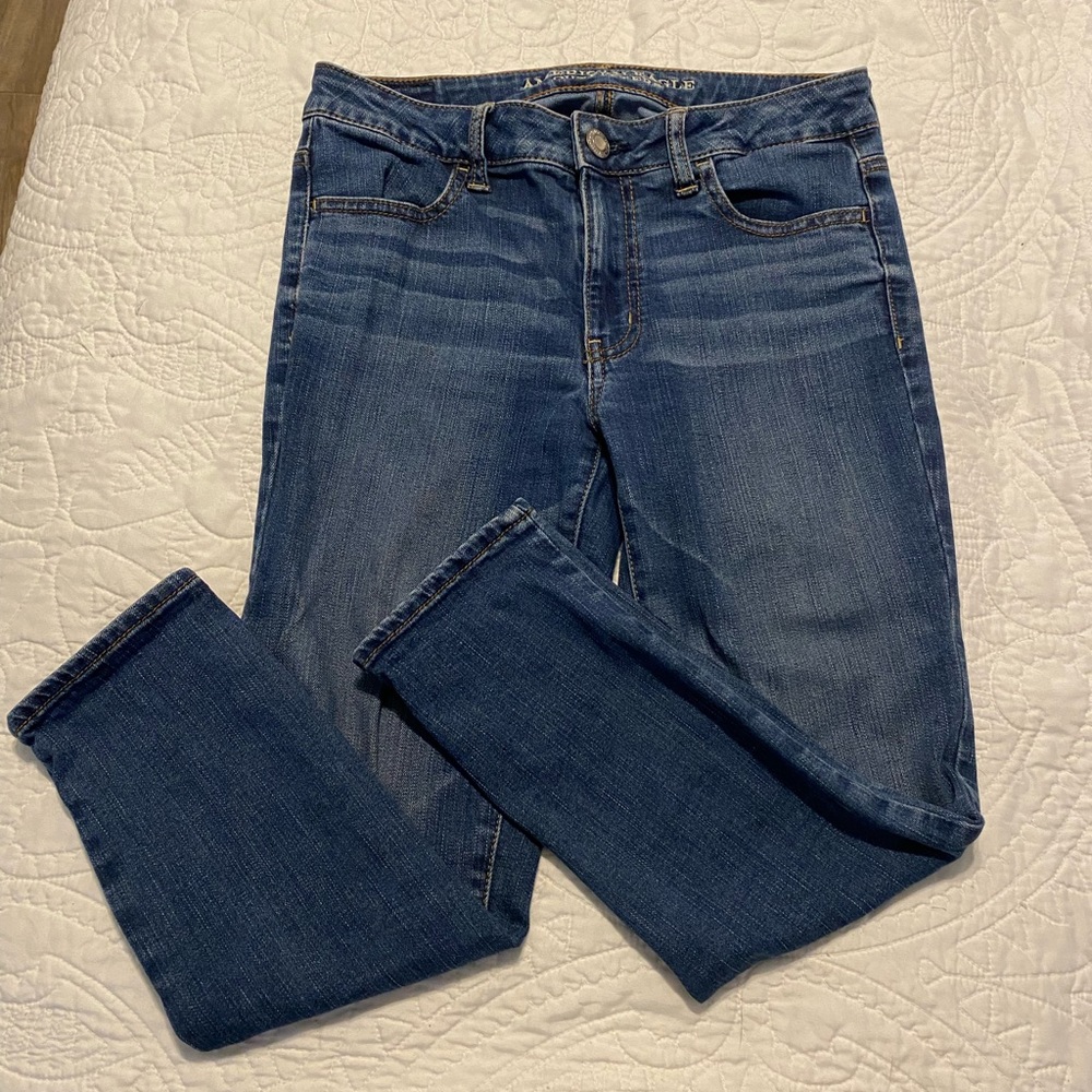 American Eagle Hi-Rise Jegging Crop Super Stretch